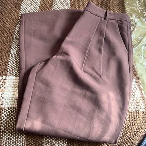 Abercrombie brown curve love straight leg pants